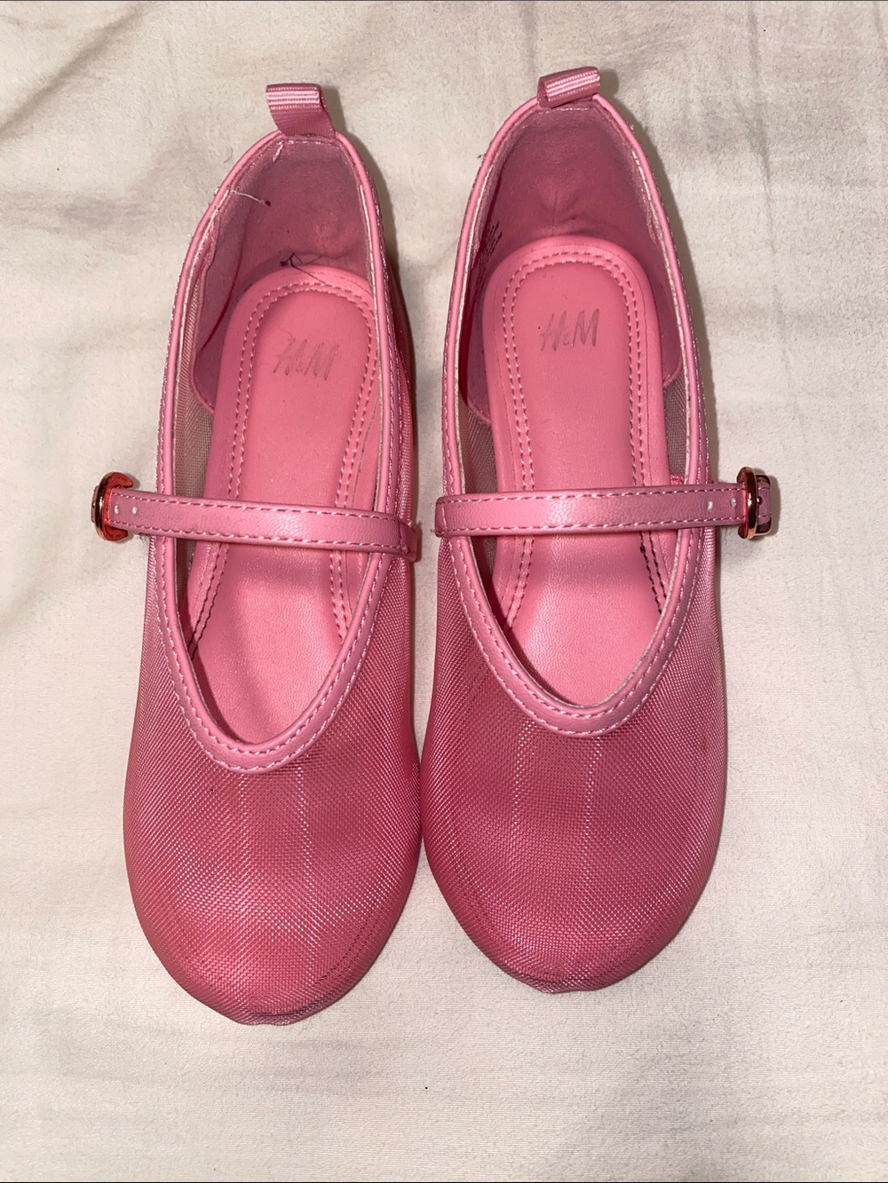 H&M Girls' Rose Pink Mary Jane Shoes